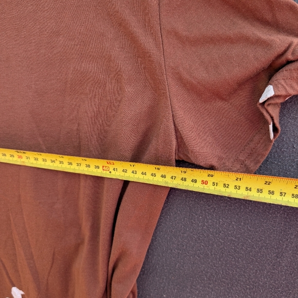 Jimi Hendrix Brown Splatter Dye T-shirt - Size L - Picture 5 of 6